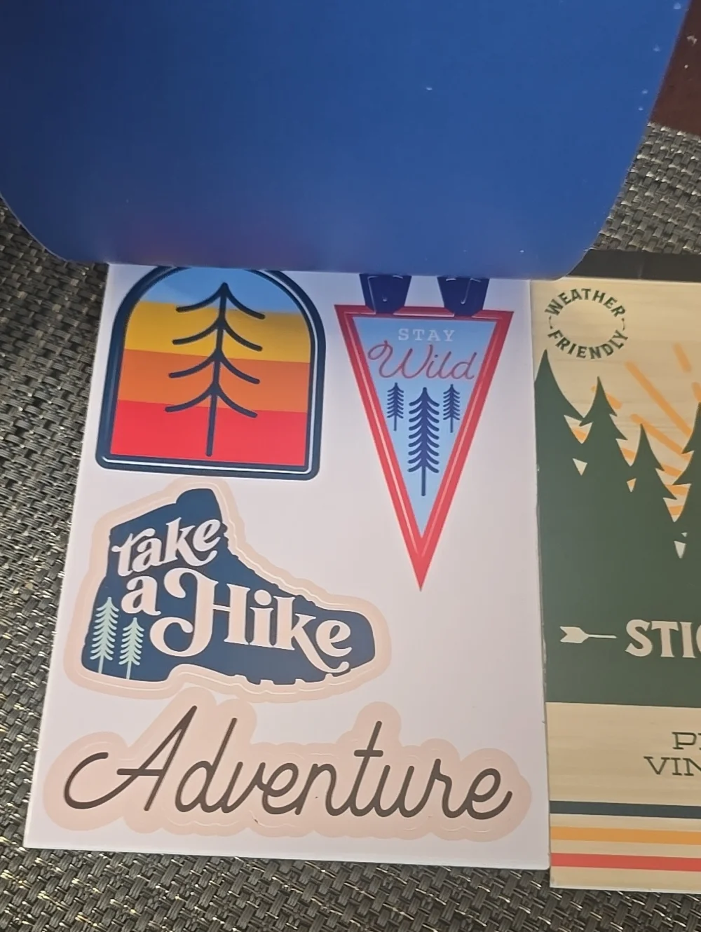 ❤️10/$13 New Adventurer Stickers Weather Friendly For Avid Hikers 3x